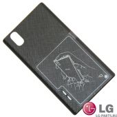 Задняя крышка для LG P940 (PRADA 3.0) <черный>