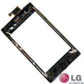 Тачскрин для LG E615 (Optimus L5 Dual) в сборе <черный>