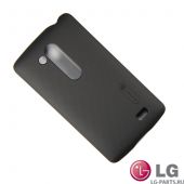 Чехол для LG D295 (Optimus L Fino) задняя крышка пластик ребристый Nillkin <черный>