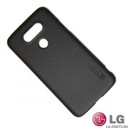 Чехол для LG H845 (G5 SE) задняя крышка пластик ребристый Nillkin <черный> ― Интернет магазин LG-parts.ru