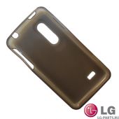 Чехол для LG P920 (Optimus 3D) силиконовый матовый <серый>