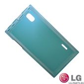 Чехол для LG P940 (PRADA 3.0) силиконовый матовый <голубой>