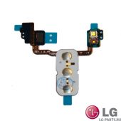 Шлейф для LG H818 (G4) на кнопки включения и громкости, датчик приближения и вспышку камеры (оригинал)